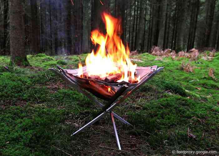 Firekorf a portable lightweight firepit hits Kickstarter