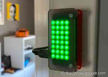 Raspberry Pi home office status light project