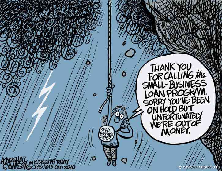 Small businesses need help: Political Cartoons