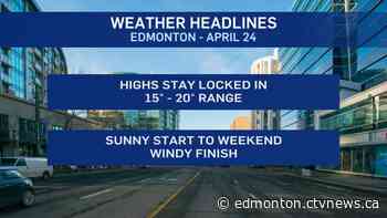 Edmonton weather for Friday, April 23 - CTV News Edmonton