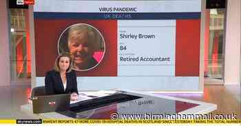 The moment Sky News presenter breaks down reading coronavirus victims' names