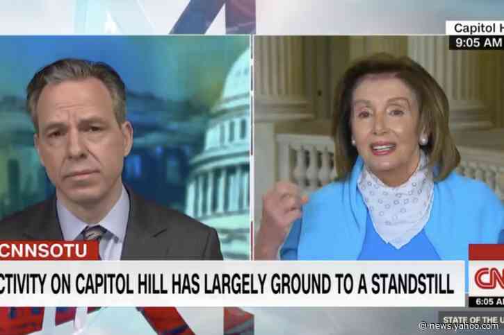 Nancy Pelosi isn't worried about being unable to get state and local aid into coronavirus relief package