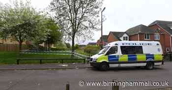 Pictures: Cordon erected close to murder scene as police enquires continue