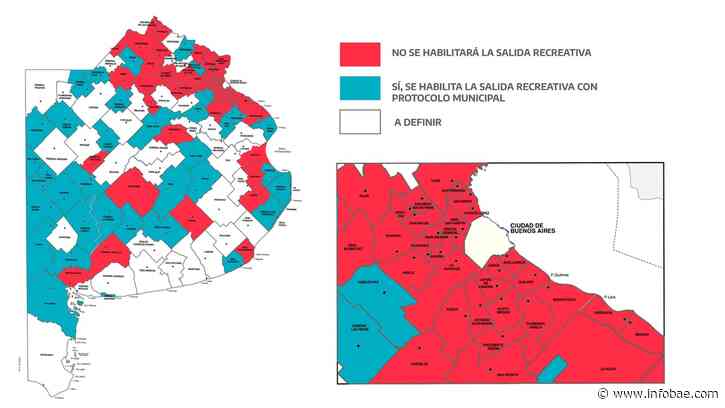 Mapa: en qué municipios de la provincia de Buenos Aires se puede realizar salidas de esparcimiento y en cuáles - infobae