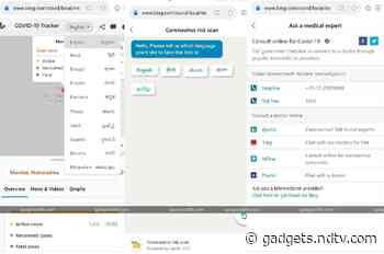 Coronavirus: Microsoft Bing COVID-19 Tracker Brings Support for 9 Indian Languages, Offers Telemedicine Service