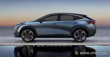 Nissan Ariya electric SUV likely leaked in patent images     - CNET