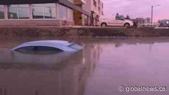 Fort McMurray flooding near Clearwater Drive