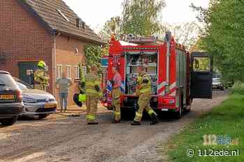 Gasfles vat vlam tijdens barbecueën in Bennekom