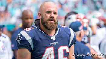 Longtime Patriots fullback James Develin retires
