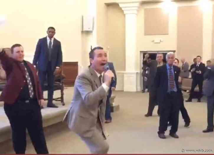 Louisiana pastor again holds church services, defying house arrest orders