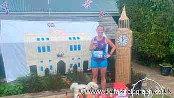 Tandragee woman Natalie Bowbanks completes 'London' marathon in garden for NHS