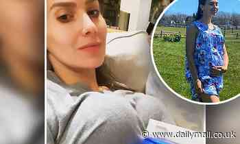 Hilaria Baldwin listens to her baby's heartbeat from home
