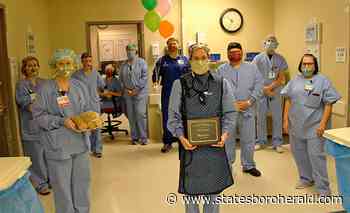 Lauren Chambers named Employee of Month at East Georgia Regional Medical Center - Statesboro Herald