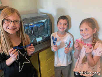 Murrysville family prints mask extenders for area medical personnel - TribLIVE