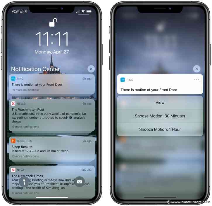 PSA: iPhone SE's Haptic Touch Doesn't Work With Notifications and It's Not a Bug