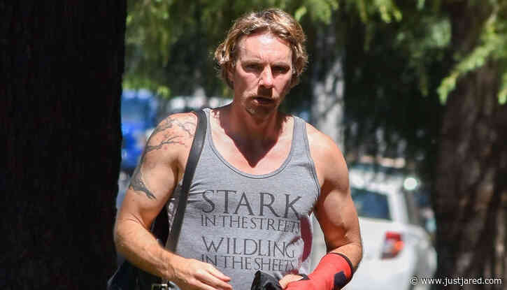 Dax Shepard Steps Out in a Cast After Performing Surgery on Himself