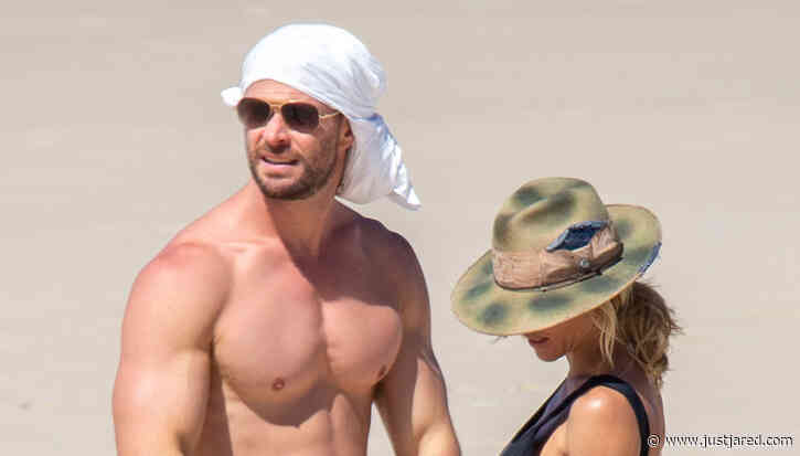 Chris Hemsworth Went Shirtless at the Beach in Australia & He Looks So Good