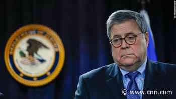 Attorney General William Barr tells prosecutors to be on watch for 'overbearing' coronavirus measures