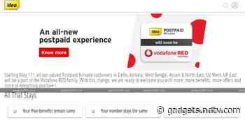 Idea Nirvana Postpaid to Become Vodafone RED Postpaid in Eight Telecom Circles Starting May 11