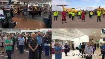 Coronavirus: UK holds minute's silence for key workers who died