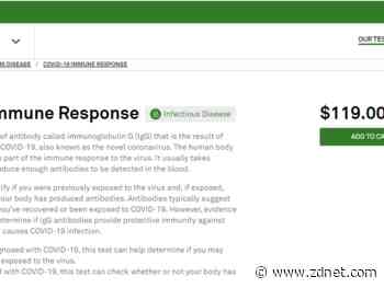 Quest Diagnostics direct-to-consumer COVID-19 antibody testing service available, likely to yield key data