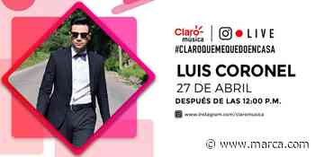 Luis Coronel en vivo, sigue el streaming de su concierto desde casa - Marca Claro México