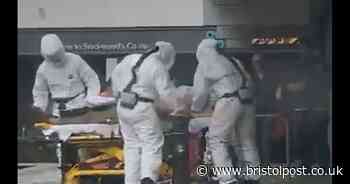 Emergency services at incident near south Bristol supermarket