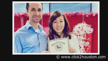 Houston couple ties the knot online as family, friends joined virtually - KPRC Click2Houston