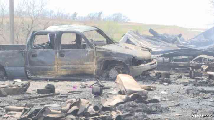 Two injured in explosion at gas station in Iowa