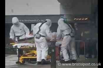 In pictures: Emergency crews descend on south Bristol after man falls ill
