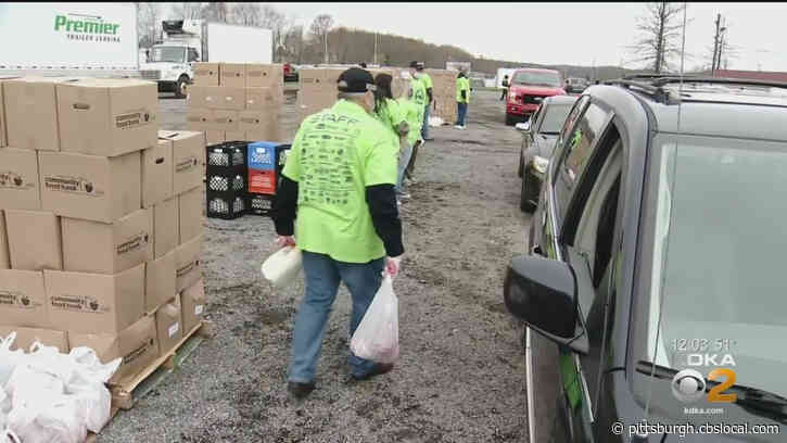 Volunteers Fill Hundreds Of Vehicles At Food Distribution Event At Big Butler Fairgrounds