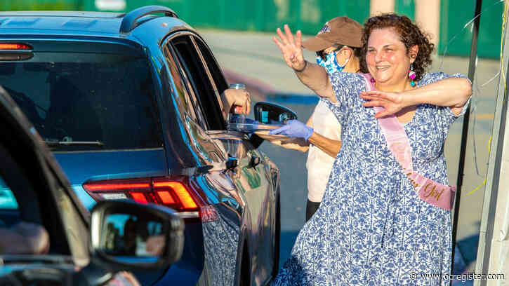 Tustin cafe owner throws herself and customers a drive-thru cupcake celebration
