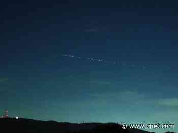 The SpaceX Starlink satellite constellation is growing again: Here's how to spot it     - CNET