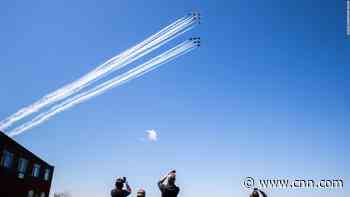 Watch Blue Angels and Thunderbirds salute first responders