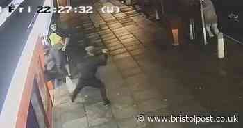 Watch: The terrifying moment two brothers arrive armed with machetes at shop