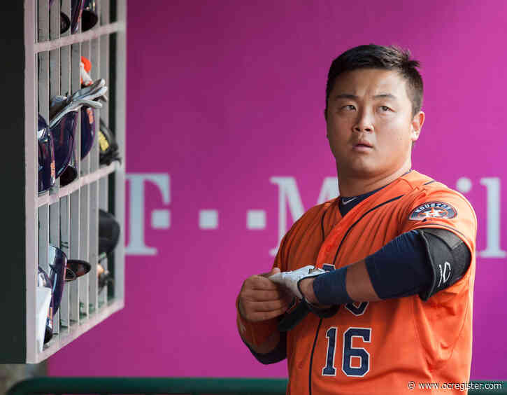 Former Angel Hank Conger readies for baseball by coaching in South Korea