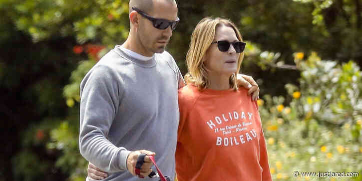 Robin Wright & Husband Clement Giraudet Walk Their Dog Amid Quarantine