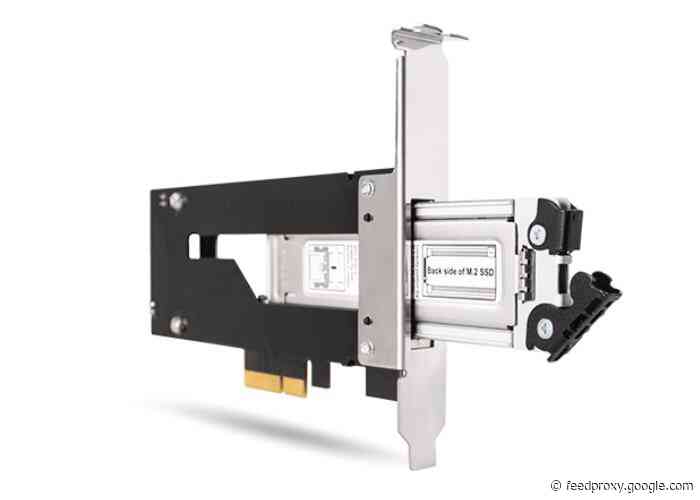 Icy Dock ToughArmor hot-swap chassis for NVMe SSD drives