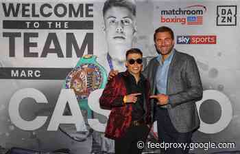Marc Castro excited at inking with Eddie Hearn