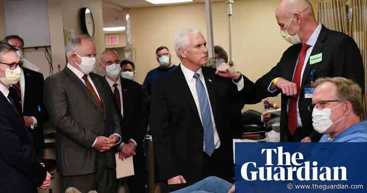 Mike Pence shuns coronavirus mask rule on Mayo Clinic visit – video