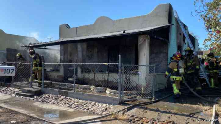 Abandoned home catches fire for third time in South Tucson