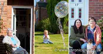 The doorstep photo shoots that capture unique view of lockdown life