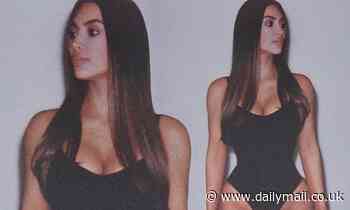 Kim Kardashian flaunts her curves in bodysuit in throwback image: 'Pre quarantine snatch #help'