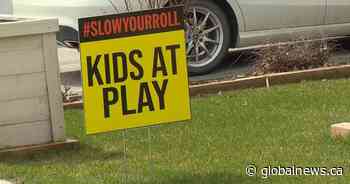 Slow Your Roll campaign alerts Lethbridge drivers to children playing outside