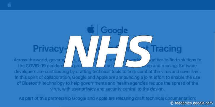 UK National Health Service releasing coronavirus contact tracing app … without using Apple API