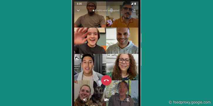 WhatsApp iOS update lands with encrypted video chat support for up to 8 people