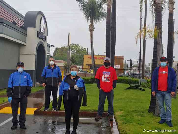 Domino’s workers hold caravan to protest company’s alleged lack of safety amid COVID-19