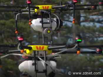 An Australian bank wants to spray disinfectant from drones in schools and aged care