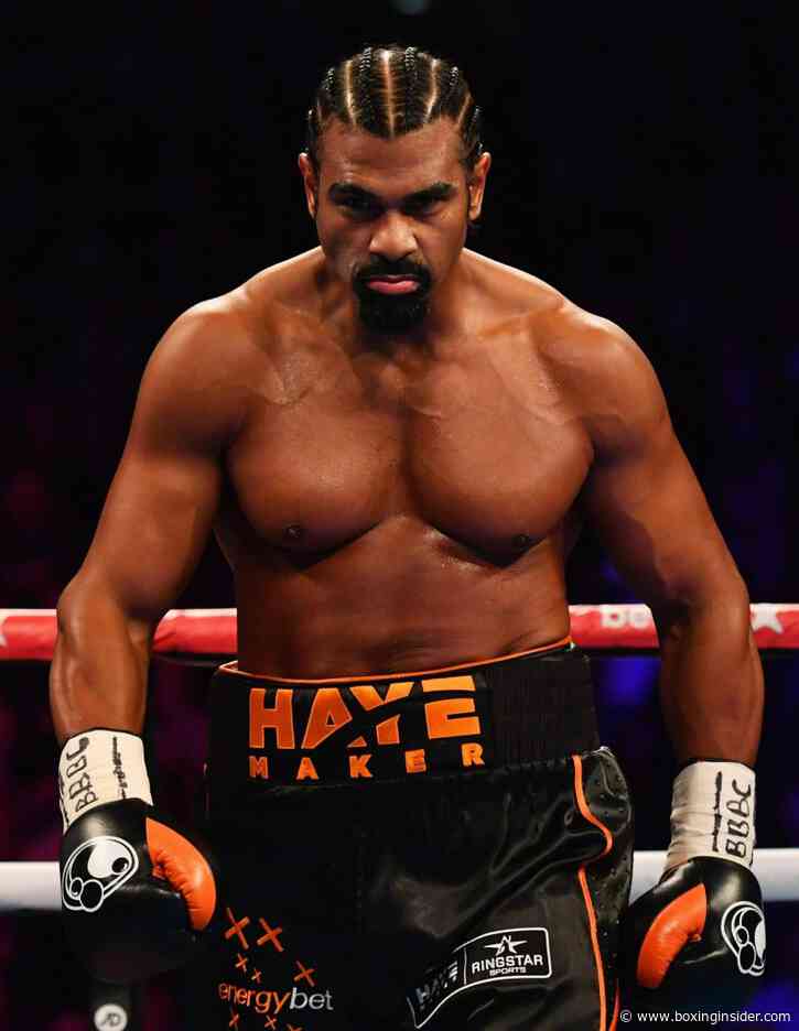 David Haye Willing to Face Winner of Joshua vs Fury: “All my Injuries Have Healed Up’
