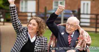 Captain Tom Moore celebrates 100th birthday with RAF flypast